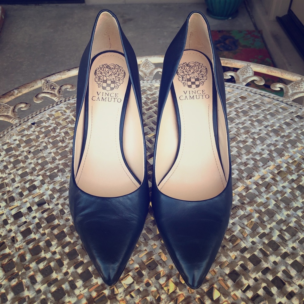 Vince Camuto Navy Blue Pumps